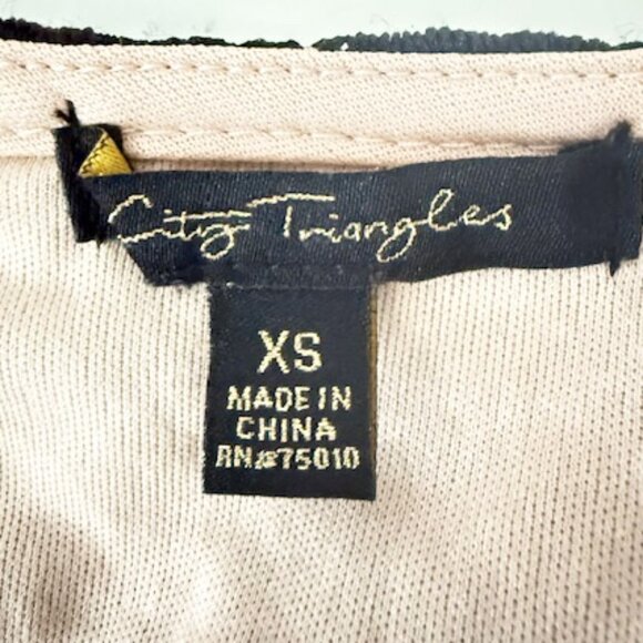 City Triangles Black Lace Overlay Dress — Women's/Juniors XS - Picture 5 of 7